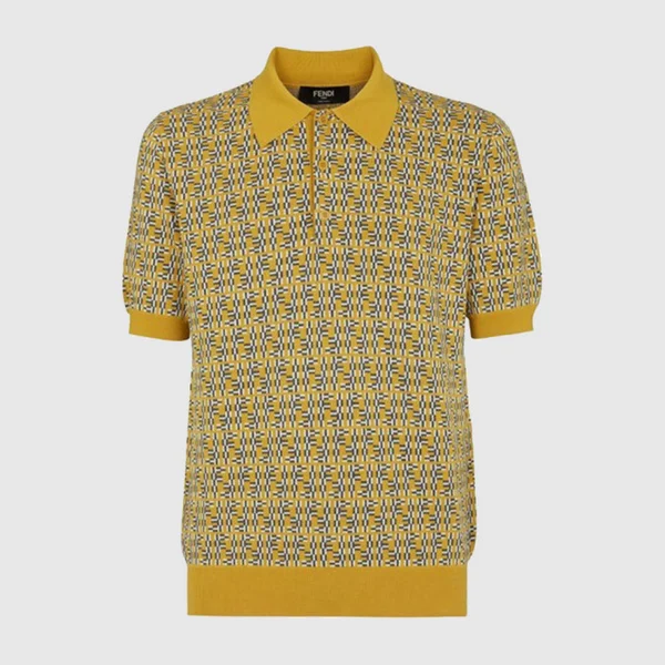 펜디 FF 라비린스 울 폴로 셔츠 FZC349
